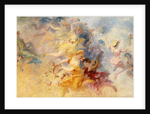 Spring, 1900 by Jules Cheret
