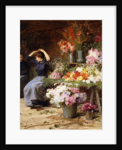 Flower Power; Marchande de Fleurs by Victor Gabriel Gilbert