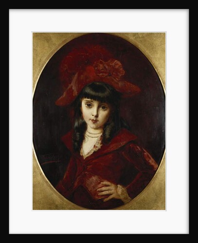 The Red Dress, 1881 by Leon Herbo