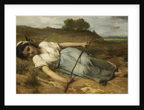 The Shepherdess, 1870 by Jean Francois Portaels