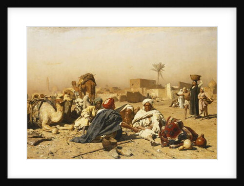 An Arab Encampment, 1880 by Leopold Karl Muller