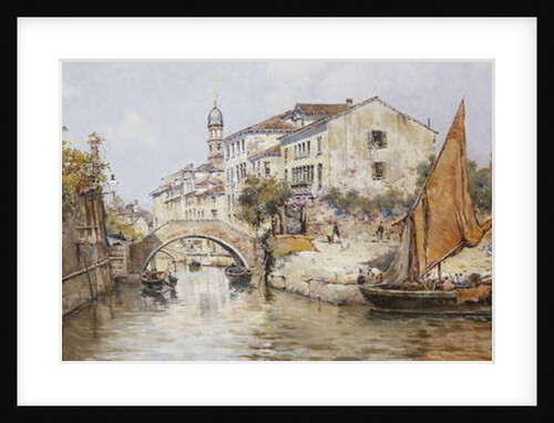 A Venetian Backwater by Antonia Maria de Reyna Manescau