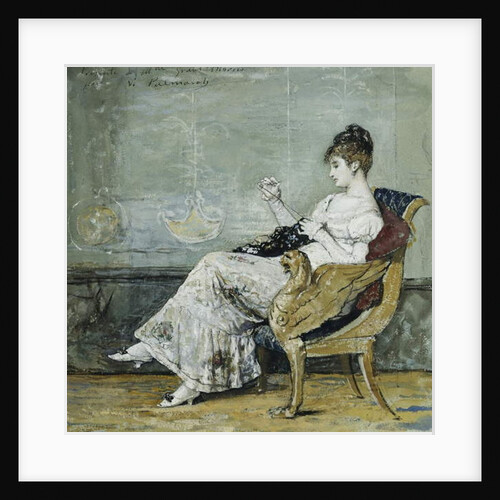 A Peaceful Moment by Vincente Gonzalez Palmaroli