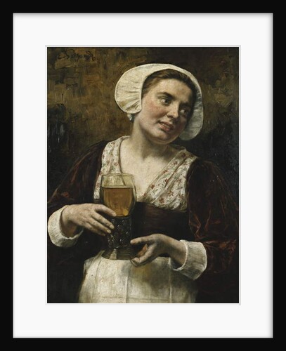 The Serving Maid by Eduard Karl Franz von Gebhardt