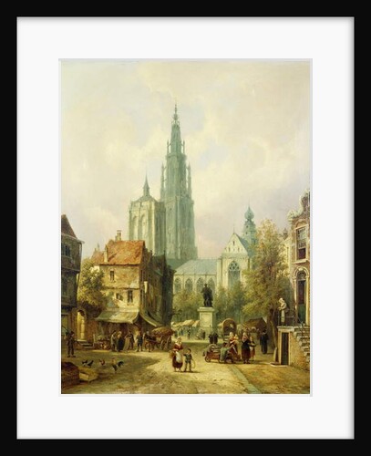 A View of Antwerp, 1870 by Pieter Cornelis Dommershuijzen