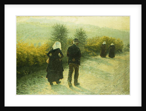 Alla Domenicale, 1890 by Angelo Morbelli