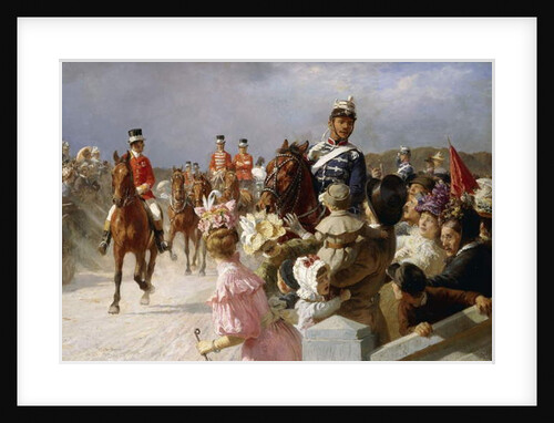 The King is Coming, 1898 by Otto Bache