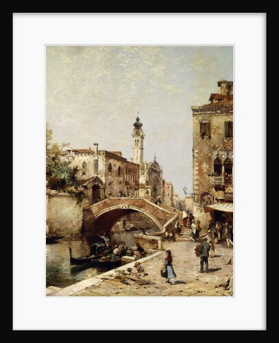Santa Catarina Canal, Venice by Franz Richard Unterberger