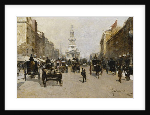 The Strand, London, 1888 by Paolo Sala