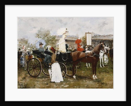At the Races by Francesco Miralles Galaup