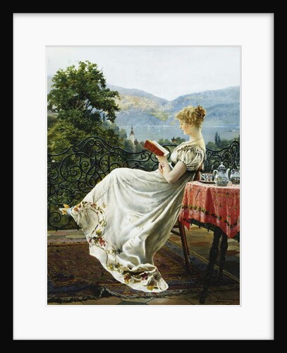 On the Terrace by Johann Hamza