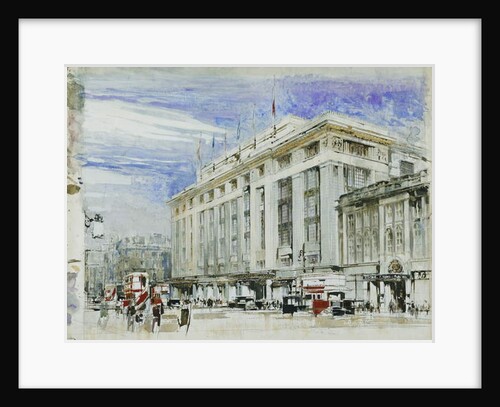 A Perspective Design for Derry and Toms, Kensington High Street by William Walcot