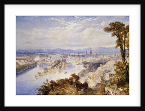 Rouen from St. Catherine's Hill, 1849 by Thomas Charles Leeson Rowbotham