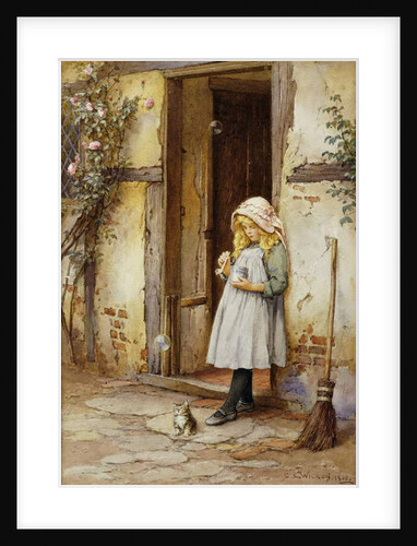 Bubbles for Kitty, 1908 by Charles Edward Wilson