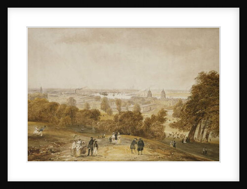 A View of London from Greenwich by James-Pattison Cockburn