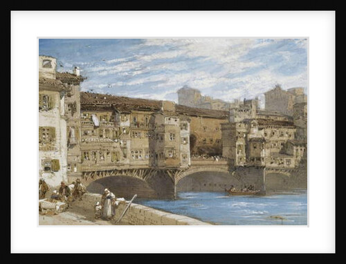 The Ponte Vecchio, Florence, 1877 by William Callow