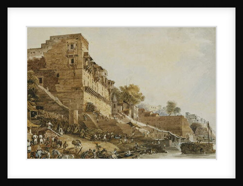 The Man Mundil or Hindoo Observatory, Benares 1829 by James Prinsep