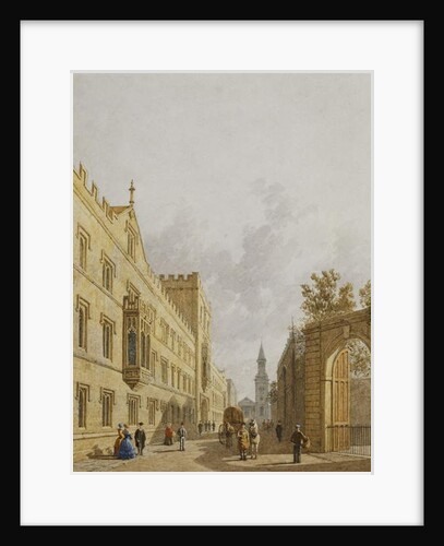 Exeter College, Oxford, 1848 by George Pyne