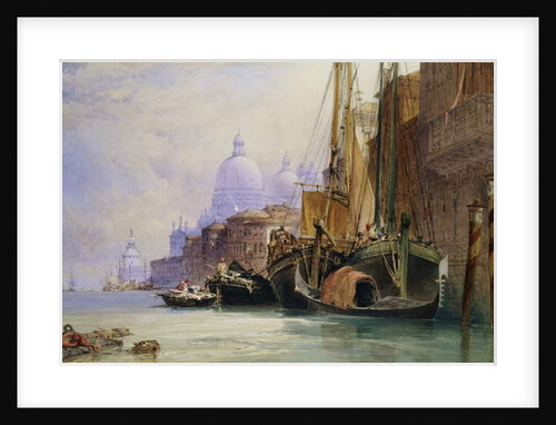 Santa Maria della Salute and the Grand Canal, Venice by William Callow