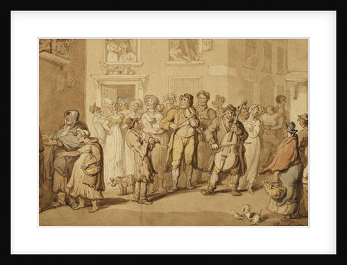 Street Musicians, 1823 by Thomas Rowlandson