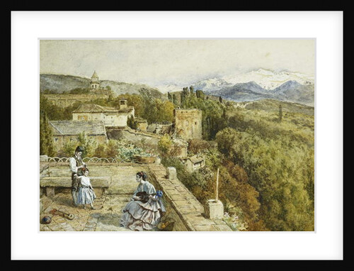 The Sierra Nevada from the Alhambra by Myles Birket Foster