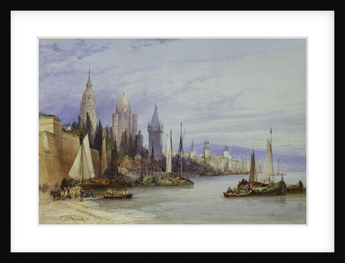 Mayence, on the Rhine, 1895 by William Callow