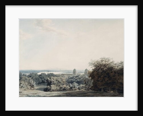 London from Greenwich Hill by John Robert Cozens