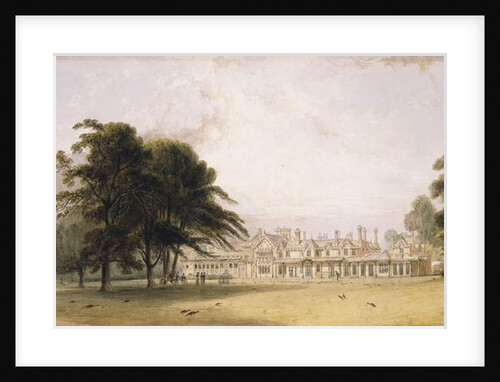The Royal Lodge, Windsor Park by William Daniell