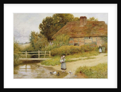 Watching the Ducks by Arthur Claude Strachan