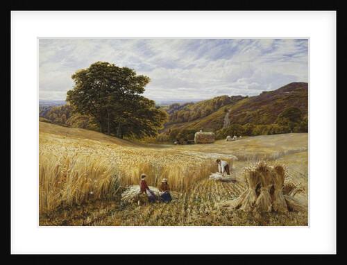 Harvest Time Near Holmbury Hill, Surrey, 1865 by George Vicat Cole