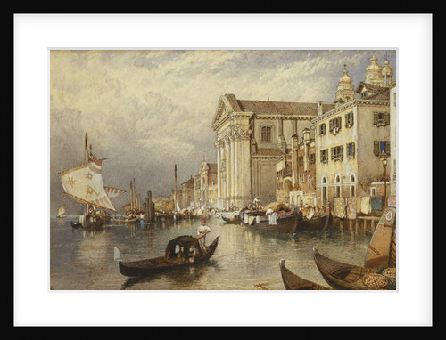 The Church of Santa Maria del Rosario or of the Gesuati, Venice by Myles Birket Foster