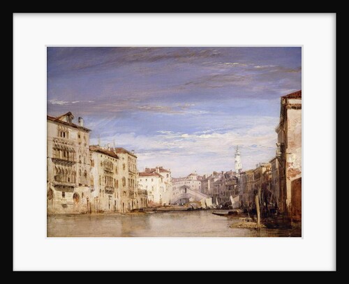 A View of the Grand Canal Venice by Richard Parkes Bonington