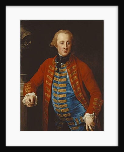 Portrait of a Cavalry Officer in Walking-Out Dress by Pompeo Girolamo Batoni