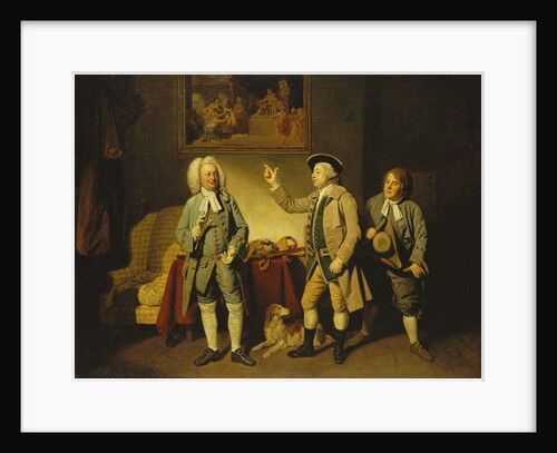 A Scene from 'Love in a Village' by Isaac Bickerstaffe by Johann Zoffany