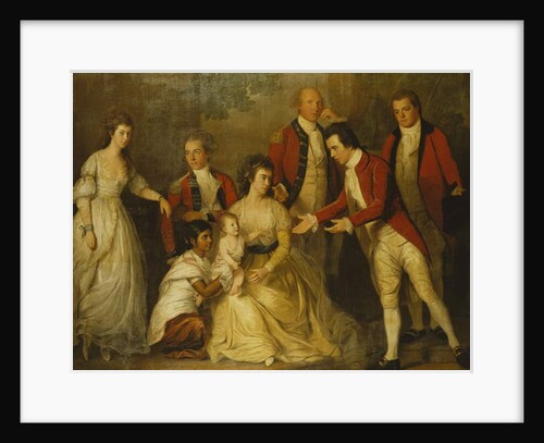 A Group Portrait of a Christening Party by Thomas Hickey