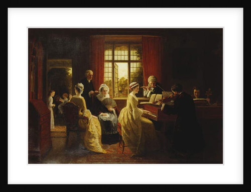 Music at the Parsonage by Frederick Daniel Hardy