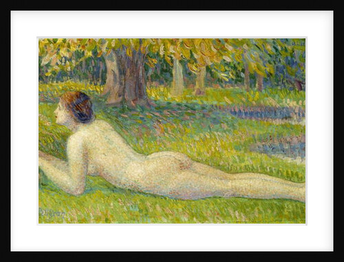 Reclining Woman; Femme Allongee by Hippolyte Petitjean