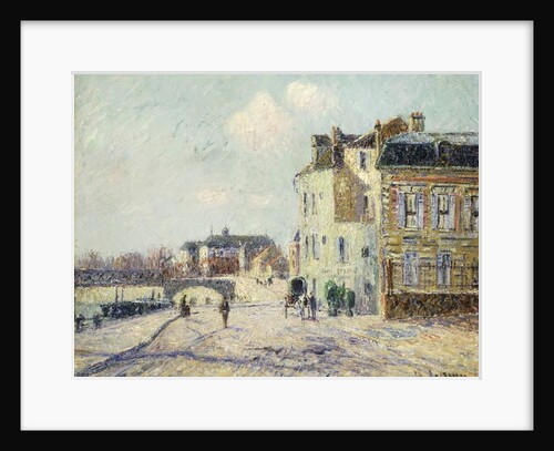 Le Quai de l'Oise a Pointoise, 1908 by Gustave Loiseau