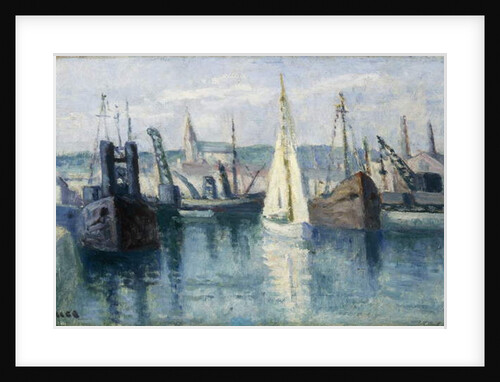 Dieppe, Un Bassin by Maximilien Luce