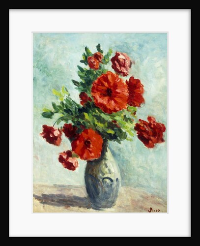Vase of Flowers; Vase de Fleurs, 1925-1930 by Maximilien Luce