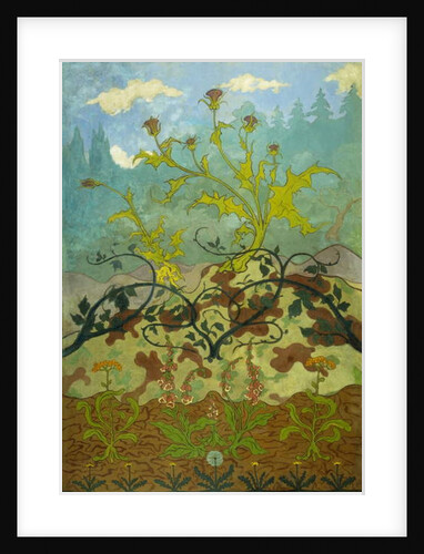 Thistles and Foxglove; Chardons et Digitales, 1899 by Paul Ranson