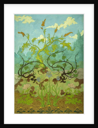 Goldenrod and Mauve Irises; Jaunes et Iris Mauves, 1899 by Paul Ranson