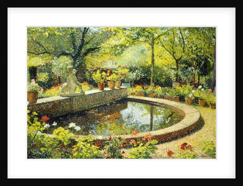 The Pond at Marquayrol; Le Basin de Marquayrol, c.1930 by Henri Jean Guillaume Martin