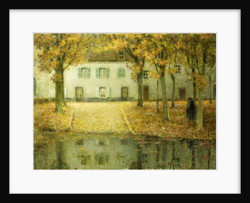 Little Place on the Banks of the Eau at Chartres by Henri Eugene Augustin Le Sidaner