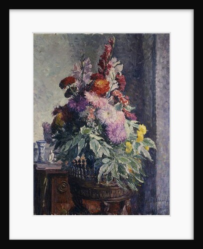 Interior with Bouquet of Flowers; Interieur au Bouquet de Fleurs by Henri Lebasque
