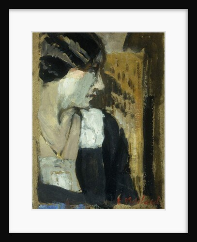 Profile of a Woman; Profil de Femme by Edouard Vuillard