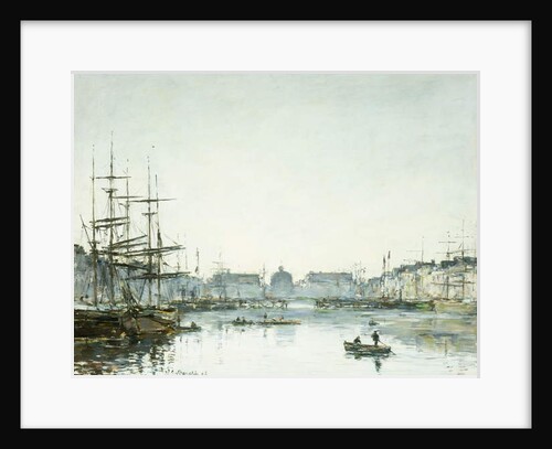 Le Havre, Le Bassin du Commerce, 1894 by Eugene Louis Boudin