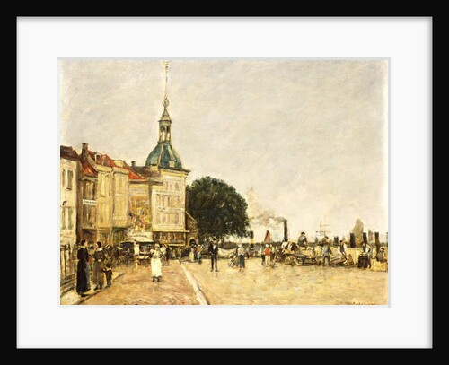 Dordrecht, La Ville, 1884 by Eugene Louis Boudin