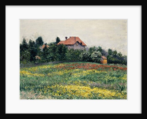 Normandy Countryside; Paysage en Normandie, 1884 by Gustave Caillebotte