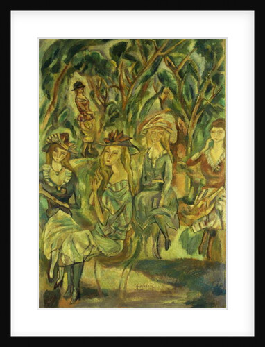Women in the Park; Femmes dans le Parc, 1917 by Jules Pascin